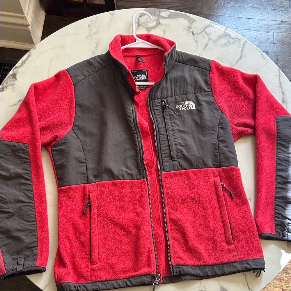 The North Face Pink and Grey Fleece Jacket